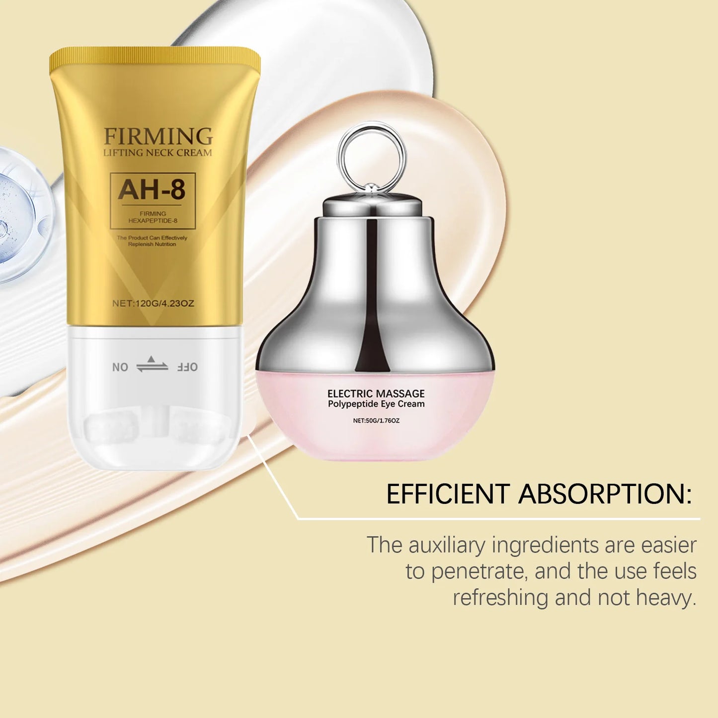Firming Neck Cream & Anti-Aging Eye Cream | Hydrate & Renew