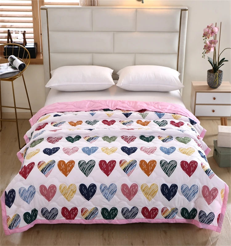 Cool Summer Quilt | Soft, Breathable Air Conditioner Blanket