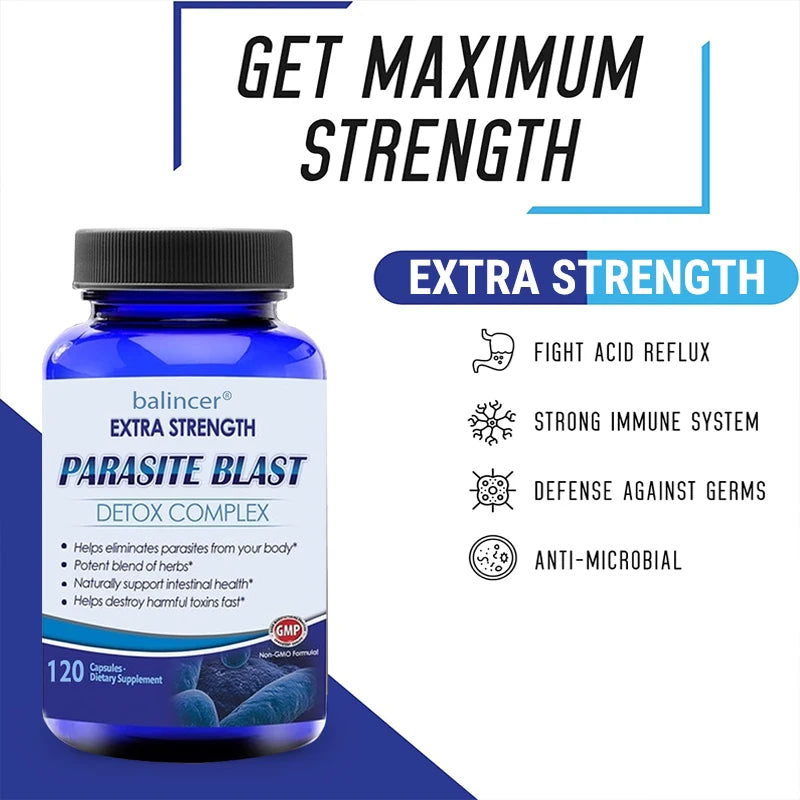 Gut Detox Complex | Natural Parasite Cleanse & Immune Support