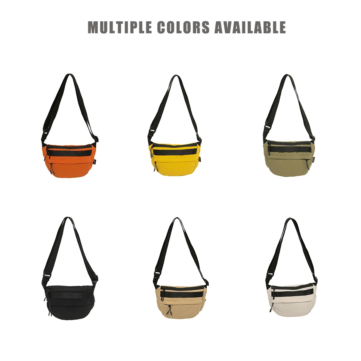 Lightweight Sling Bag for Cycling & Commuting | Large Capacity