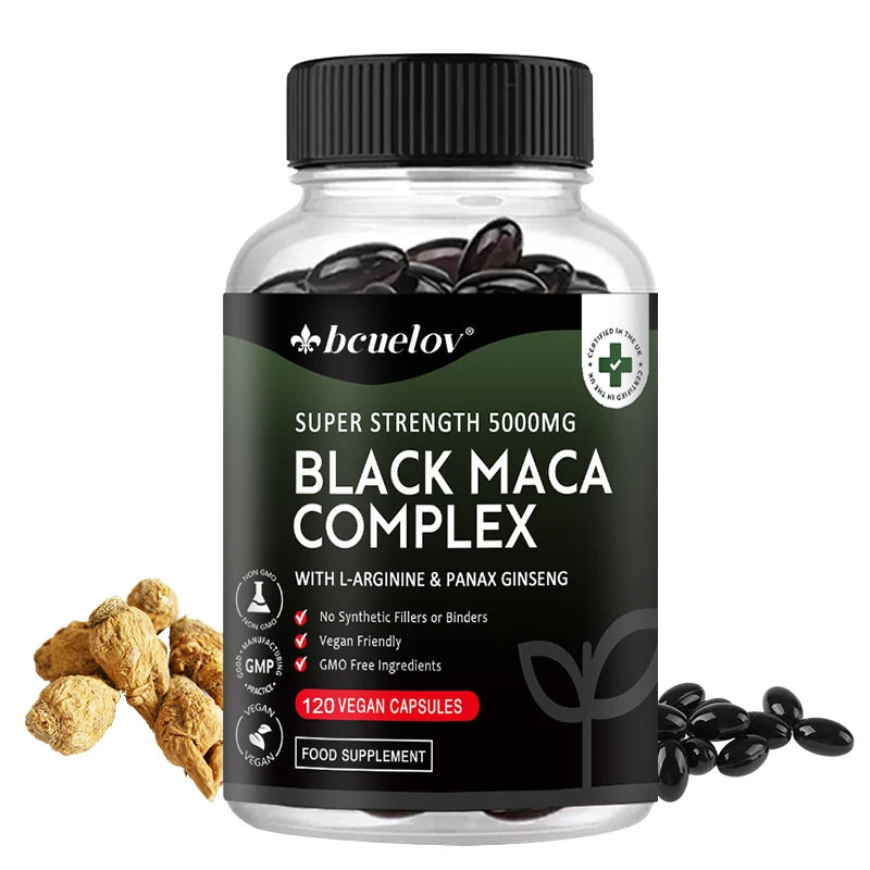 Black Maca & Ginseng Energy Supplement | Boost Performance