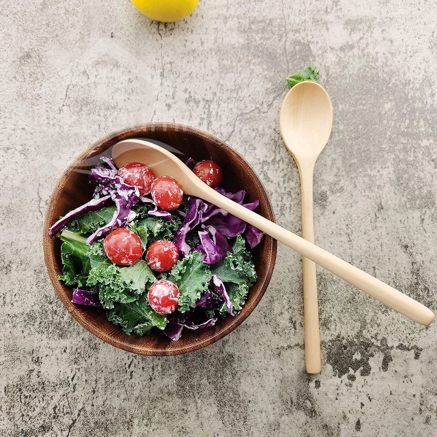 Pack of 6 Natural Wooden Spoons | Eco-Friendly Kitchen Utensils