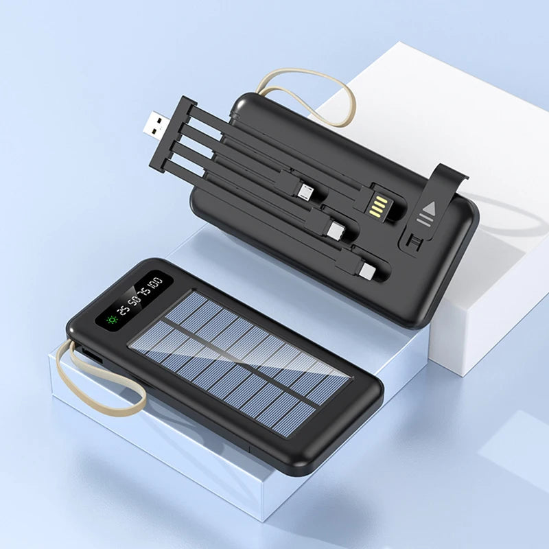 200000mAh Solar Power Bank | Fast Charging Portable Battery