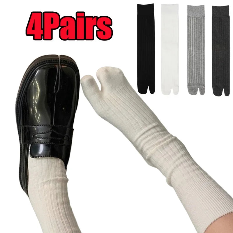 Stylish Cotton Tabi Socks for Women | Comfortable Two-Toed Socks