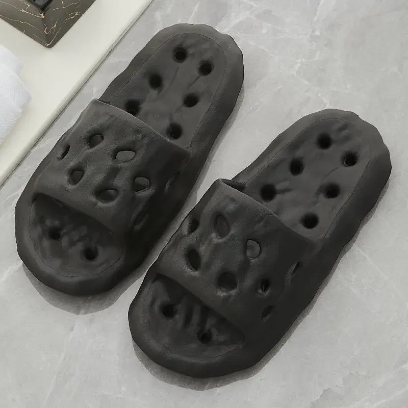 Women's Hollow-Out Quick-Dry Bathroom Slippers | Comfortable Slides