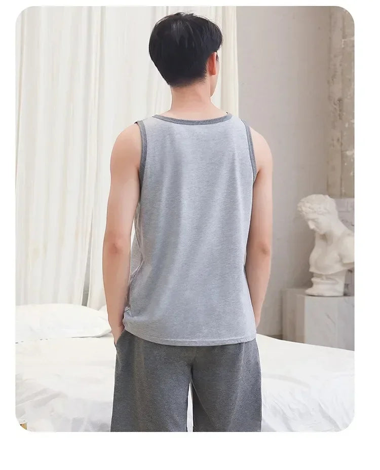 Men's Summer Pajamas | Cool & Comfortable Short-Sleeve Sleepwear