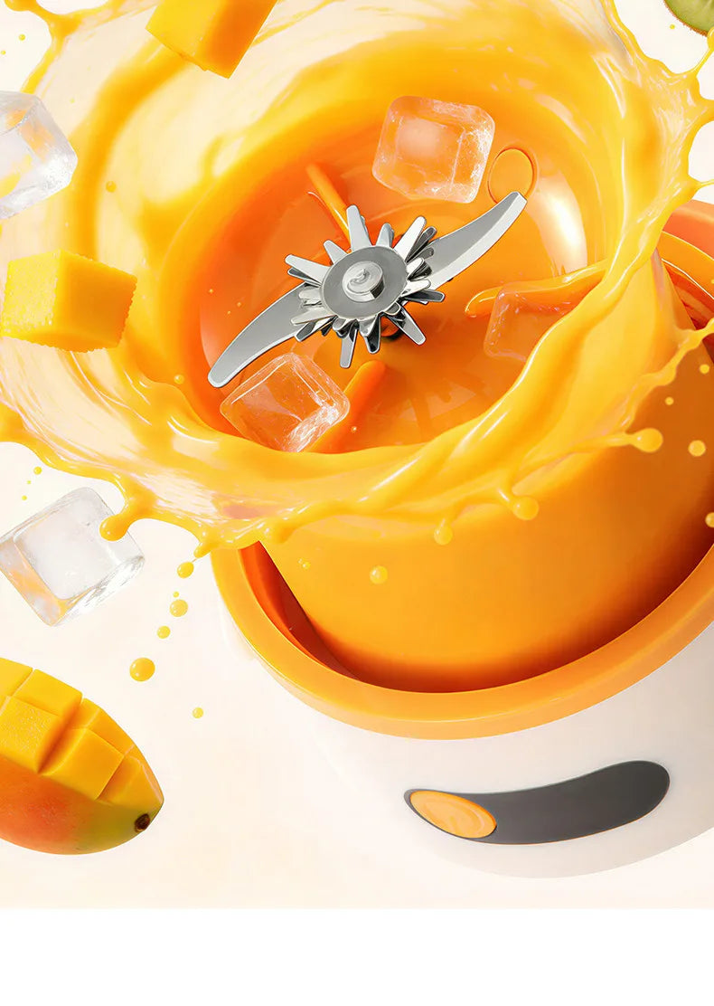 Portable Mini Blender | USB Rechargeable Juicer for Home & Travel