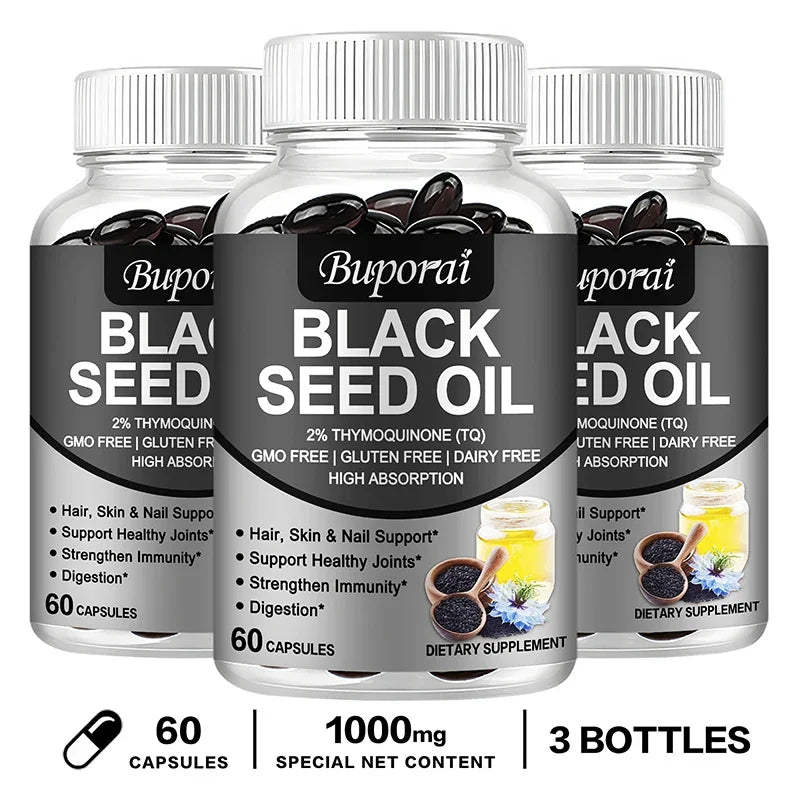 Black Seed Oil Capsules | Natural Immune, Joint & Skin Support