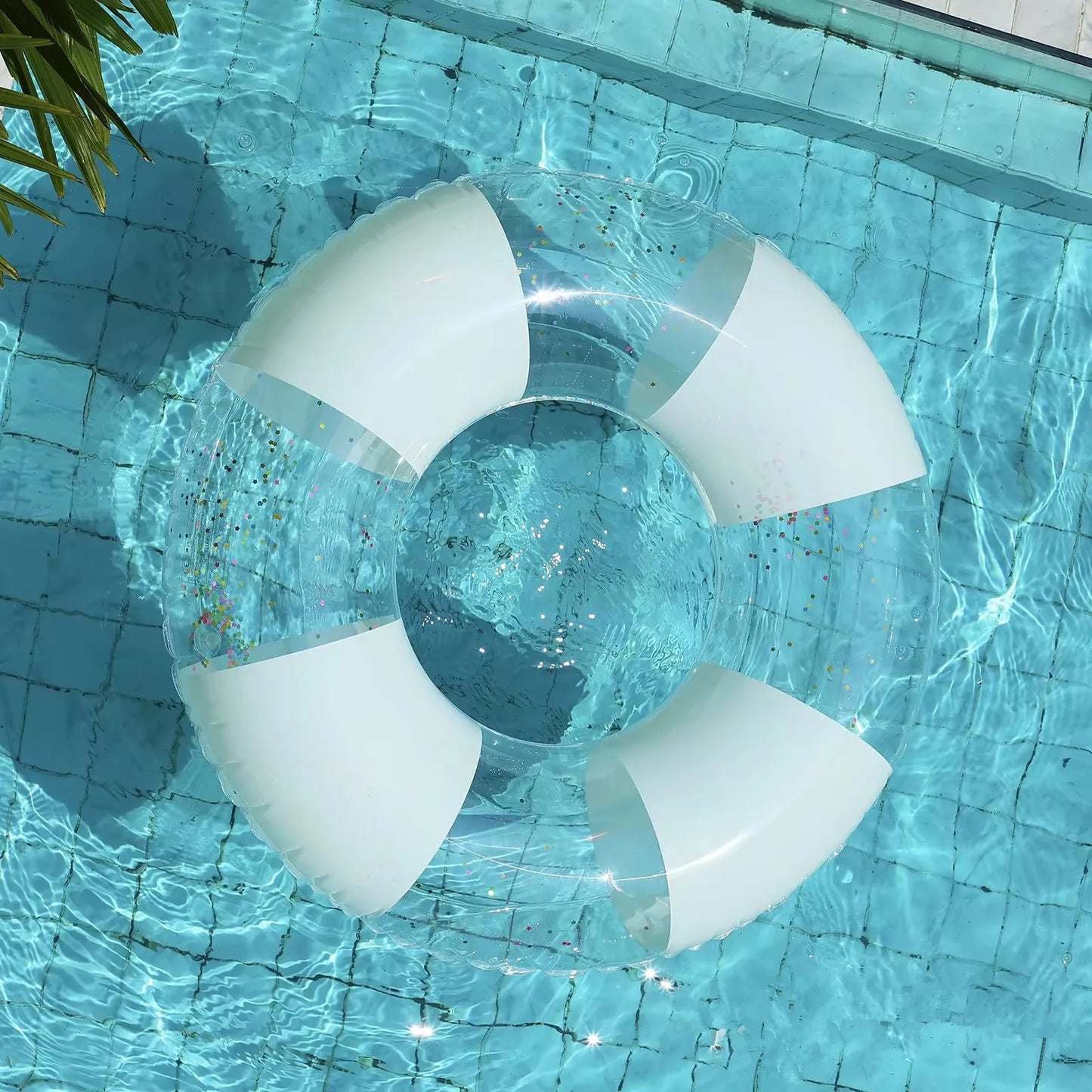 Minimalist Swim Ring Float | Stylish Pool Lounger for Relaxation