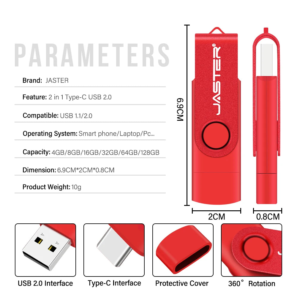 High-Speed 64GB TYPE-C USB 3.0 Flash Drive | Portable OTG Solution