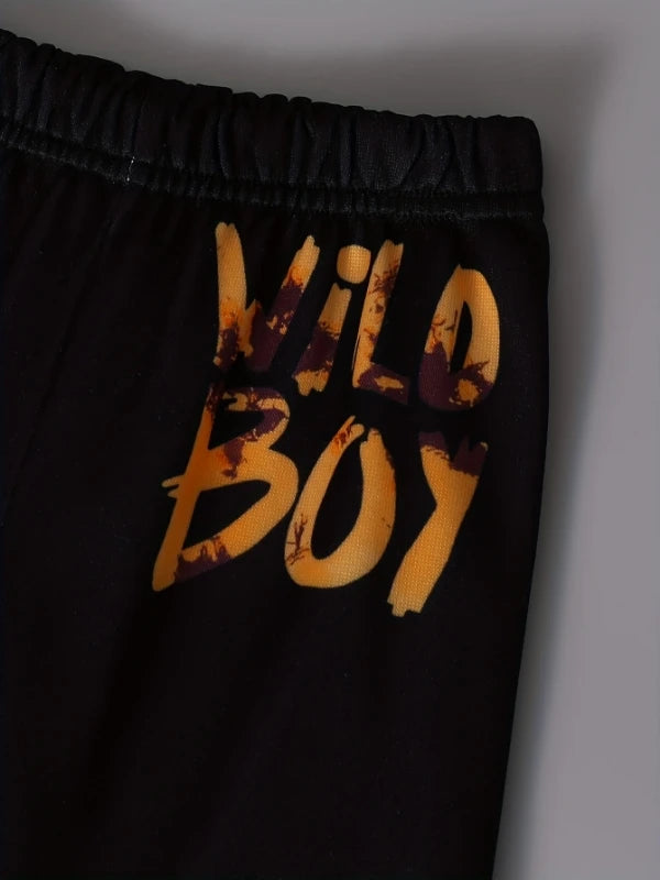 Boys Color Block Hoodie Set | Trendy Autumn/Winter Outfit