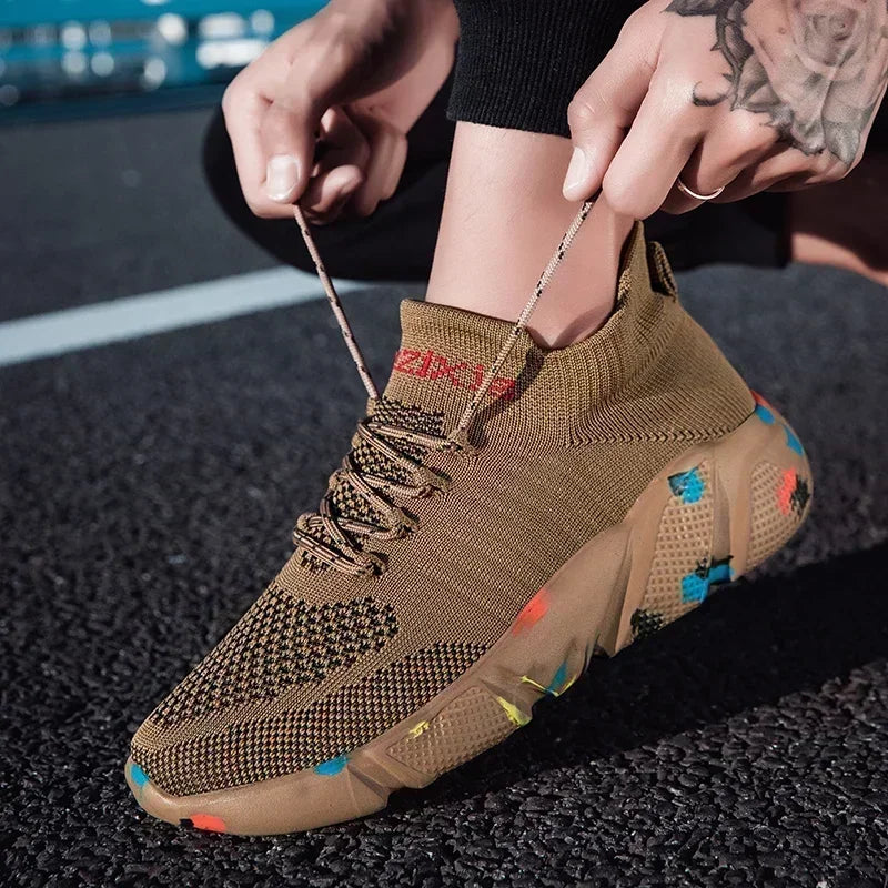Men's Breathable Sneakers | Comfortable Casual Walking Shoes