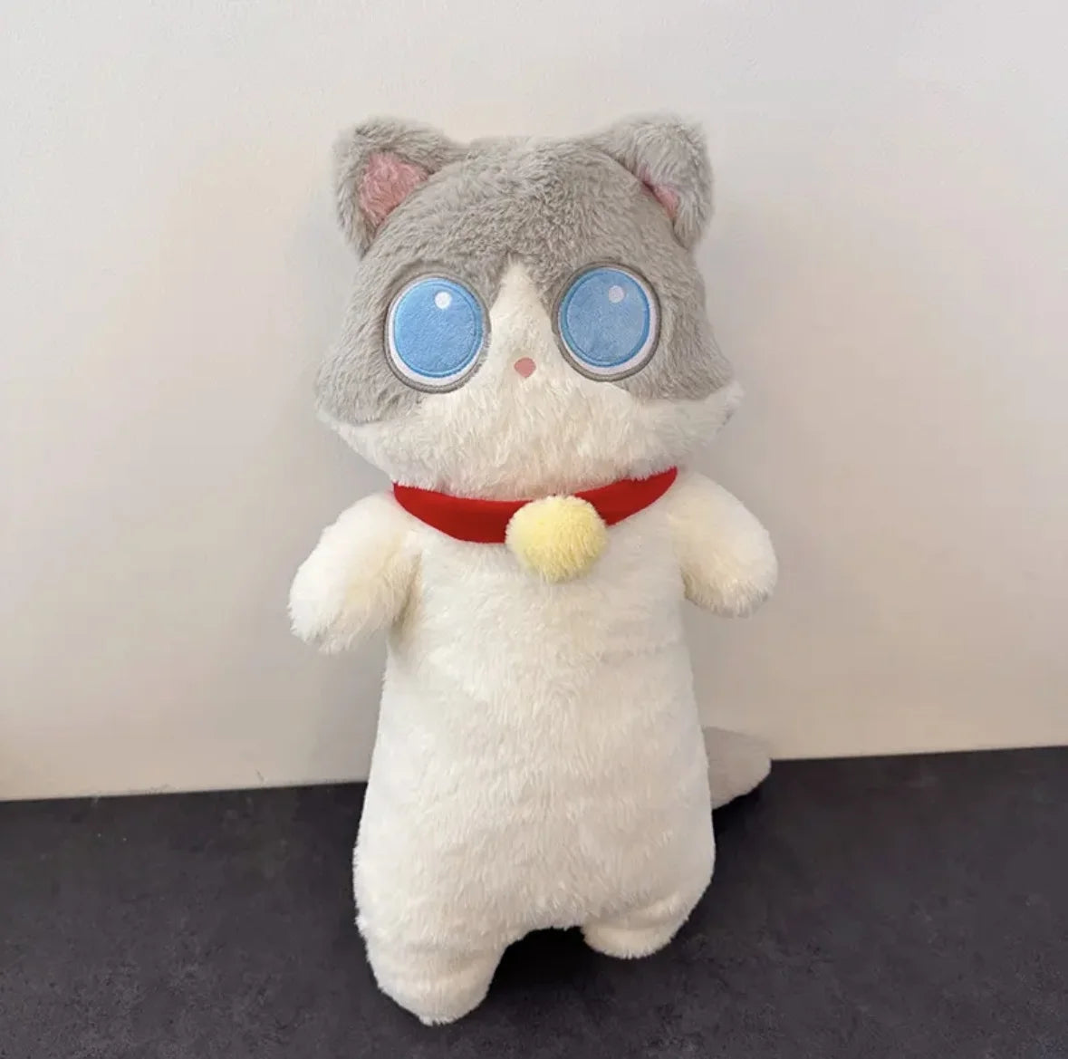 Lifelike Siamese Cat Plush Toy | Hug Cushion for Kids & Home Decor