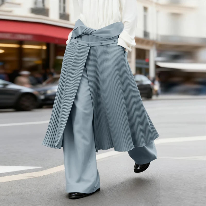 Men's Stylish Wide Leg Joggers | Casual Patchwork Pants 2026