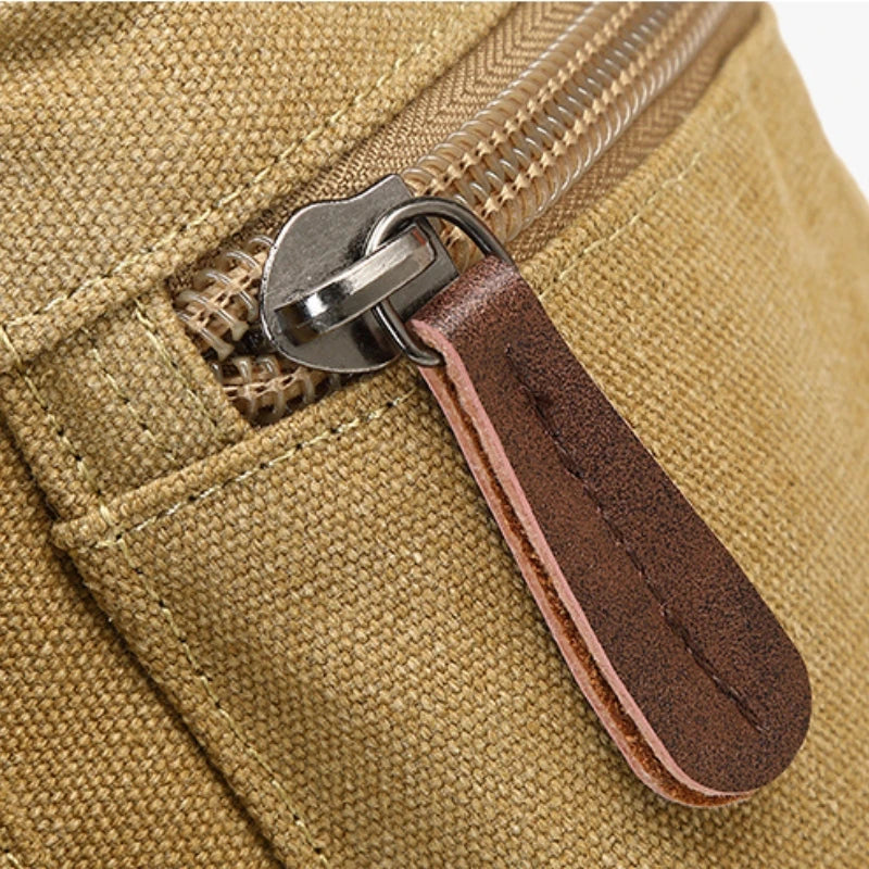 Vintage Canvas Backpack | Spacious Hiking & Travel Bag