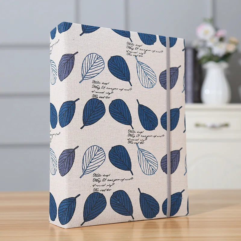 200pcs 6-inch Fabric Photo Album | Large Capacity Family Keepsake