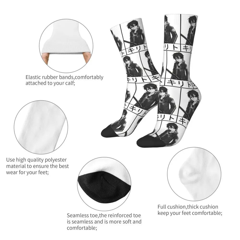 Super Soft Anime Logo Socks | Ultimate Comfort for All Seasons