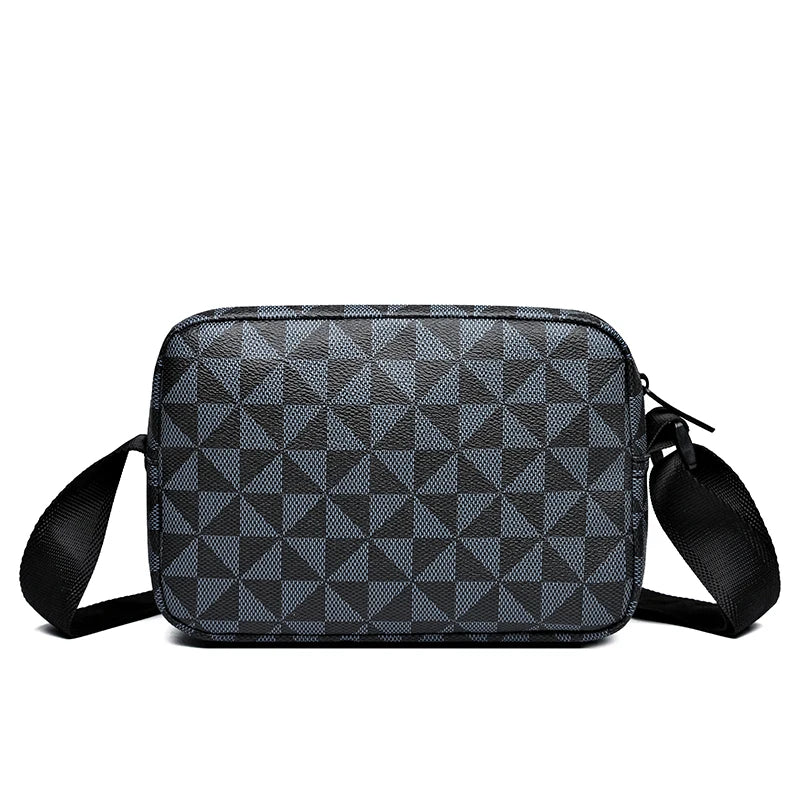 Stylish Shark-Pattern Men's Crossbody Bag | Practical Casual Shoulder Bag