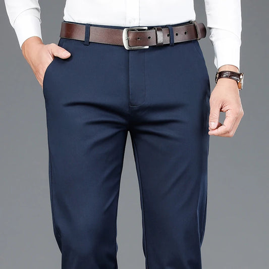 Men's Bamboo Fiber Casual Pants | Stylish Stretch Trousers
