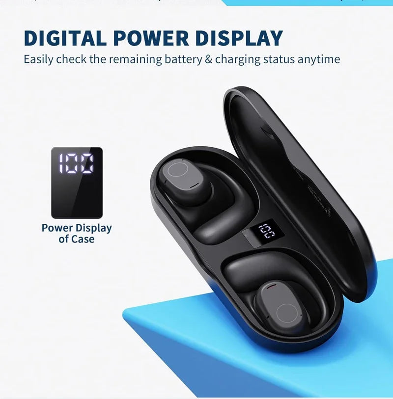 Wireless Earbuds with Digital Display | 40 Hours Playtime Earphones