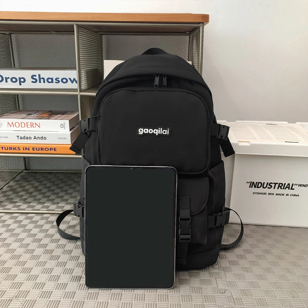 Stylish Versatile Solid Color Backpack for Work & Travel