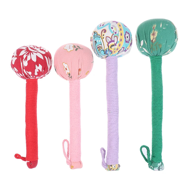 Long-Handled Wormwood Massage Hammer for Stress Relief