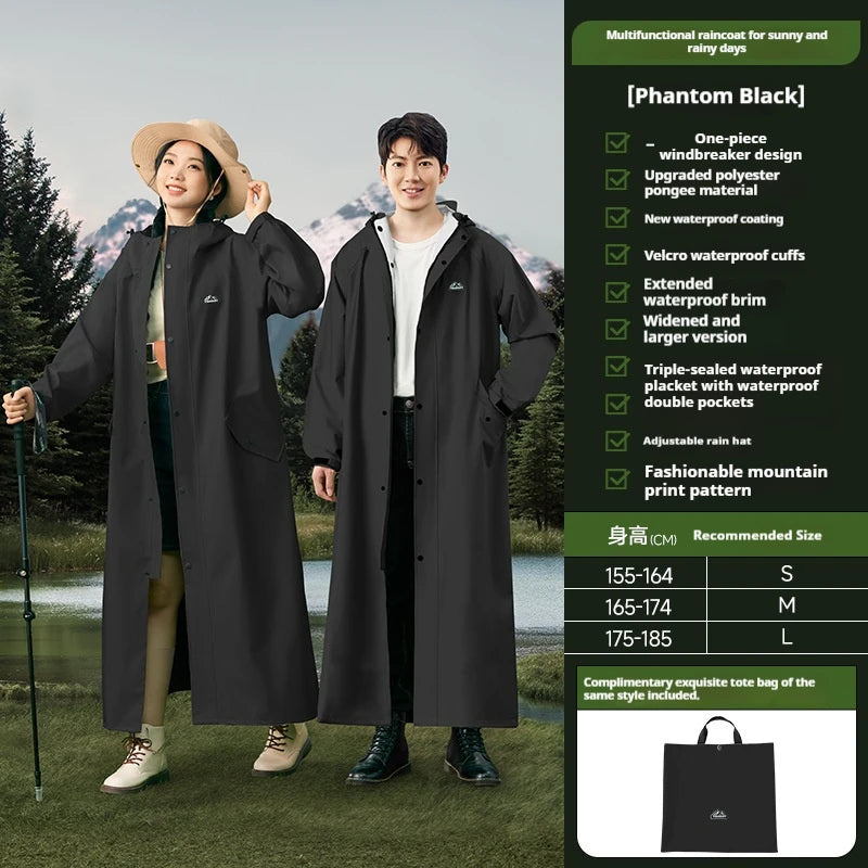 Chubasquero Engrosado para Adultos | Poncho Impermeable para Diversión al Aire Libre