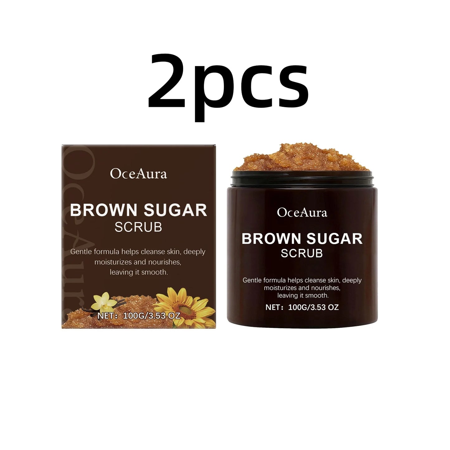 Exfoliating Brown Sugar Scrub for Body | Deep Clean & Moisturize
