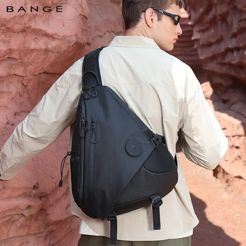 Men's Waterproof Crossbody Chest Bag | Stylish & Spacious Backpack