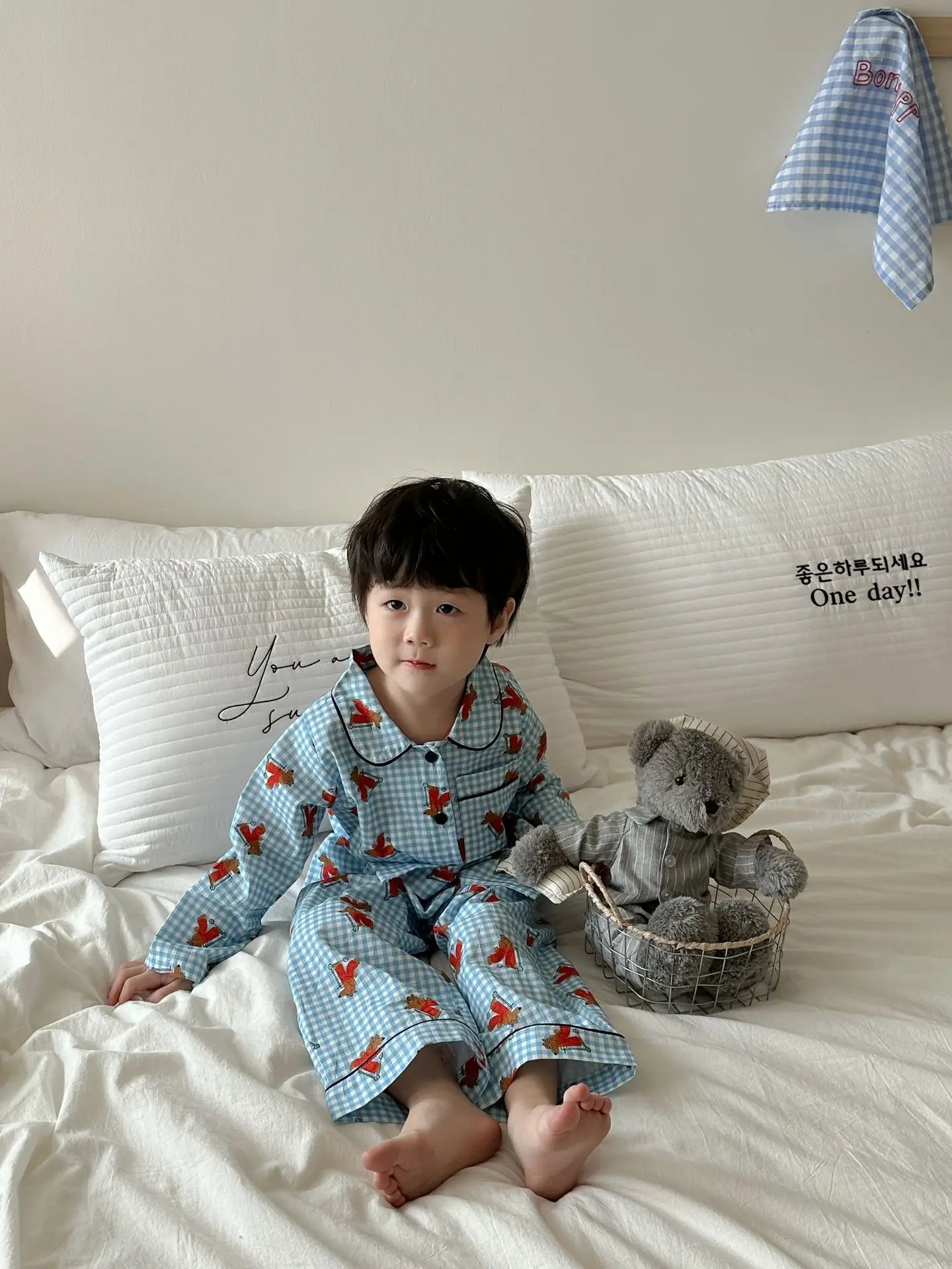 Spring Children's Cartoon Homewear Outfits | Cute Pajamas Set