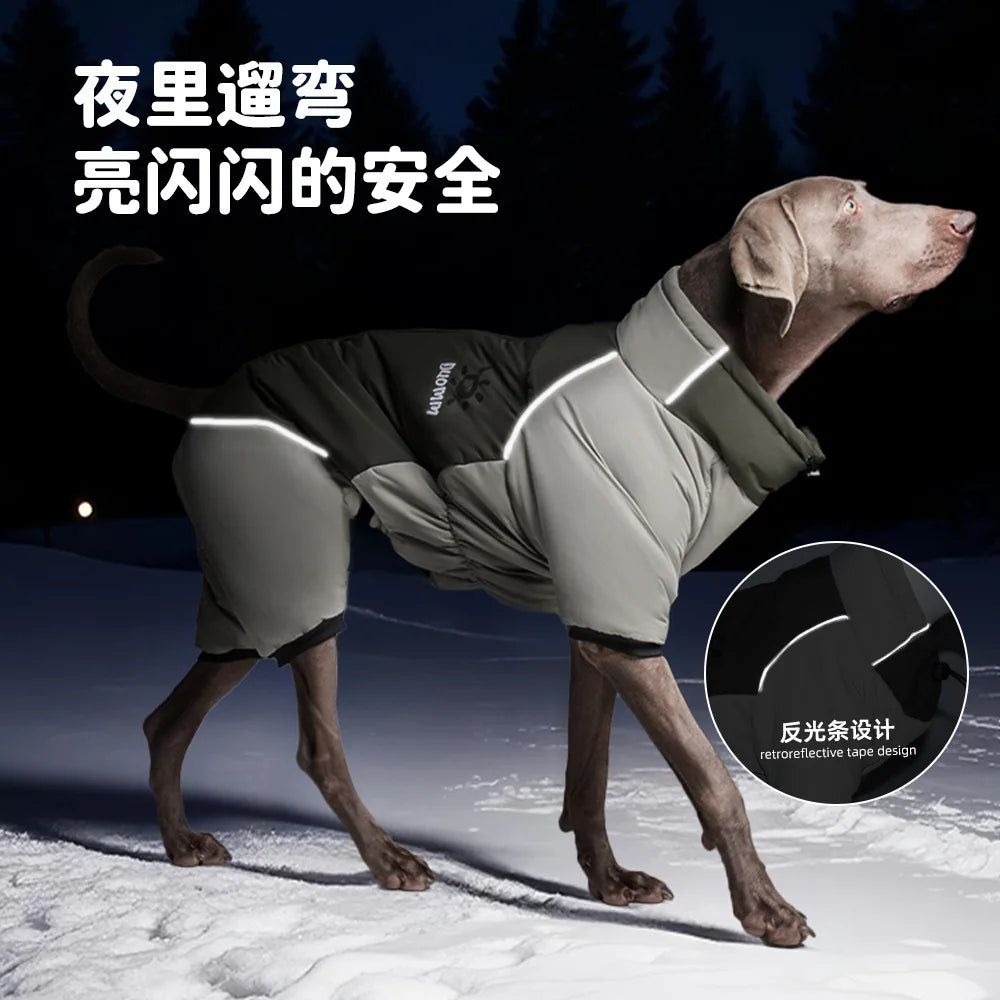 Large Dog Jacket | Reflective Waterproof Coat for Outdoor Safety