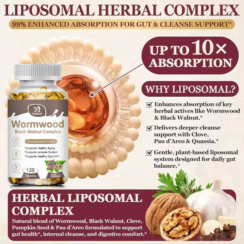 Premium Wormwood Cleanse Supplement for Intestinal Health