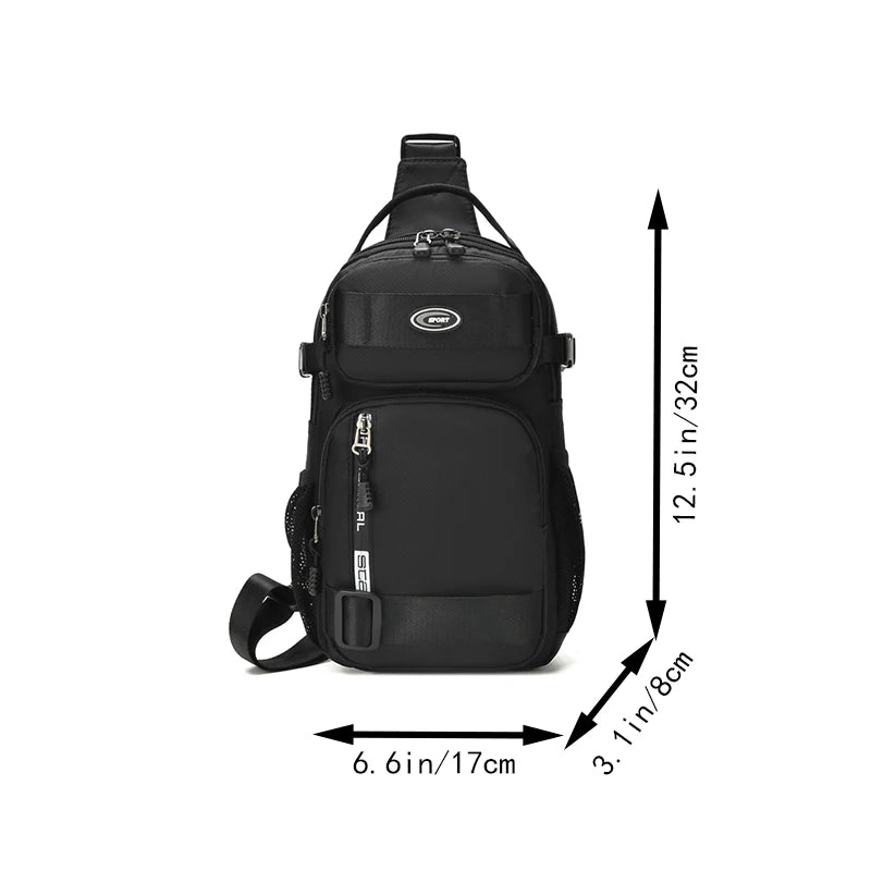 Lightweight Casual Riding Backpack | Large Capacity Crossbody Bag