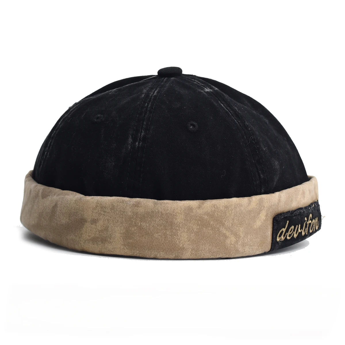 Washed Docker Beanie | Brimless Retro Street Style Cap