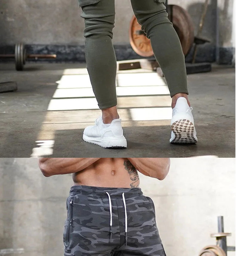 Men's Multi-Pocket Workout Training Pants | Stylish Jogging Sweatpants