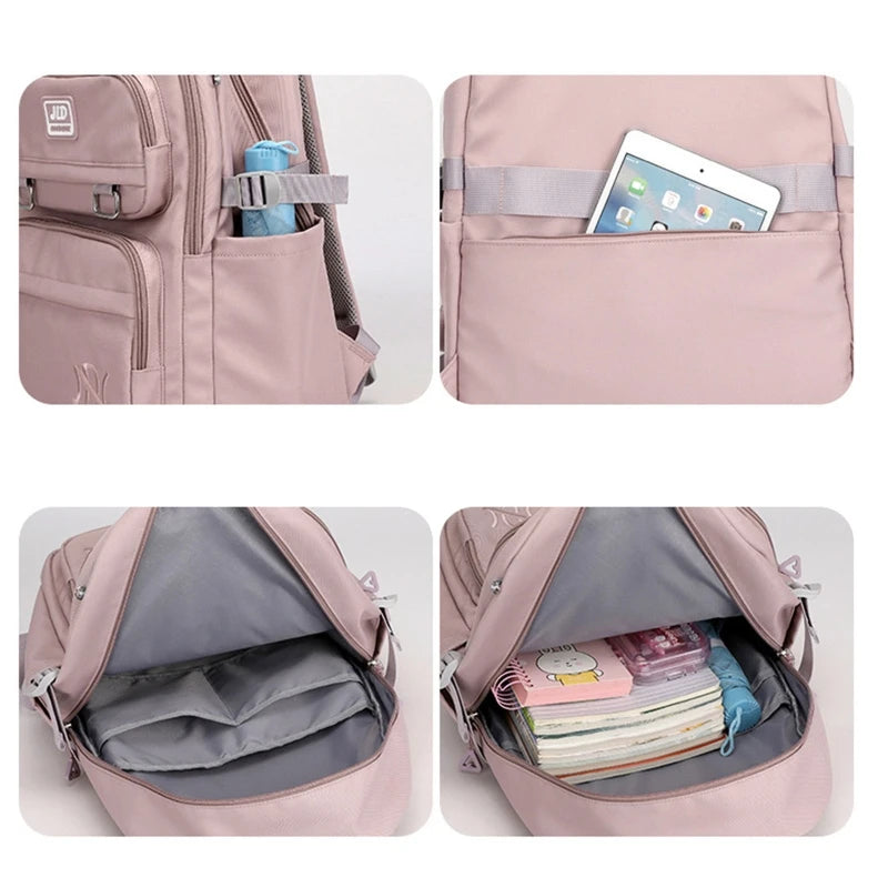 Stylish Pink School Backpack for Girls | Fashion Meets Functionality