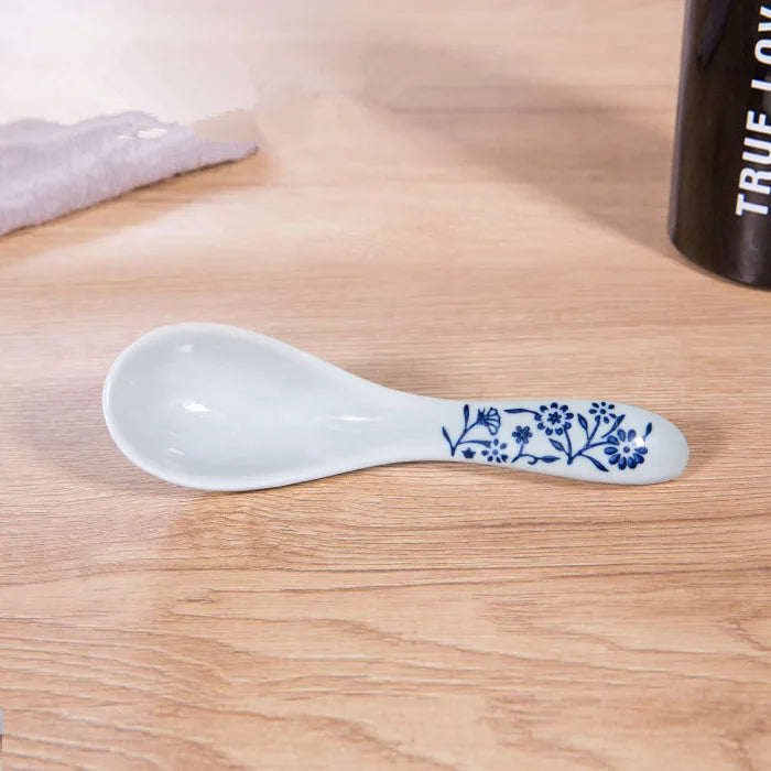 Japanese-Style Ceramic Multi-Function Spoon | Retro Kitchenware