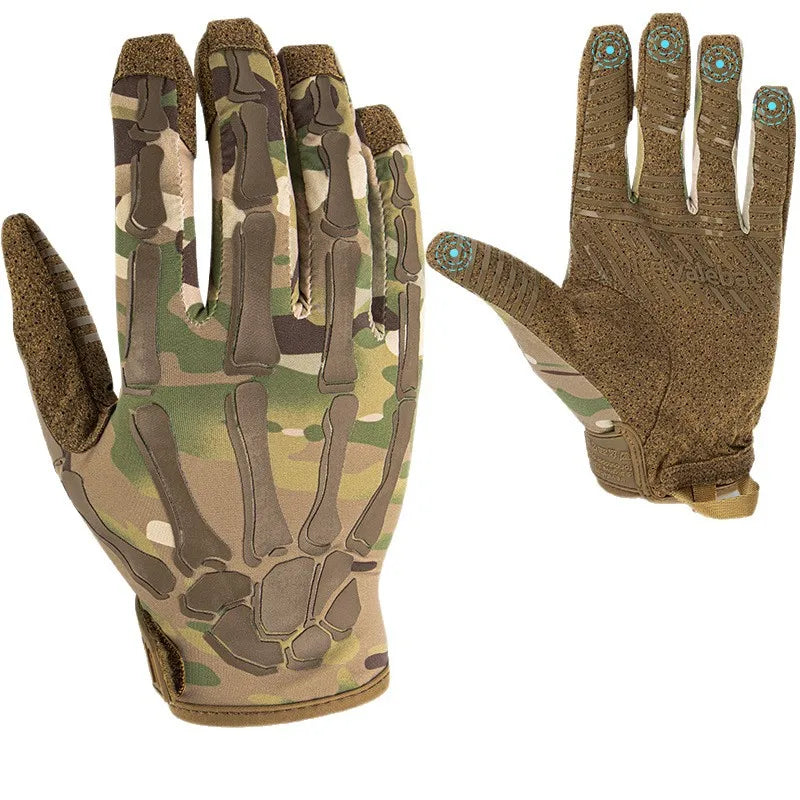 Unisex Touchscreen Motorcycle Gloves | Breathable Tactical Full-Finger