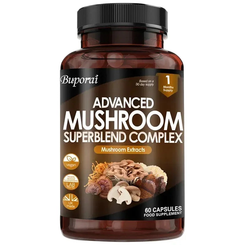 Mushroom Super Blend Complex for Brain & Immune Support