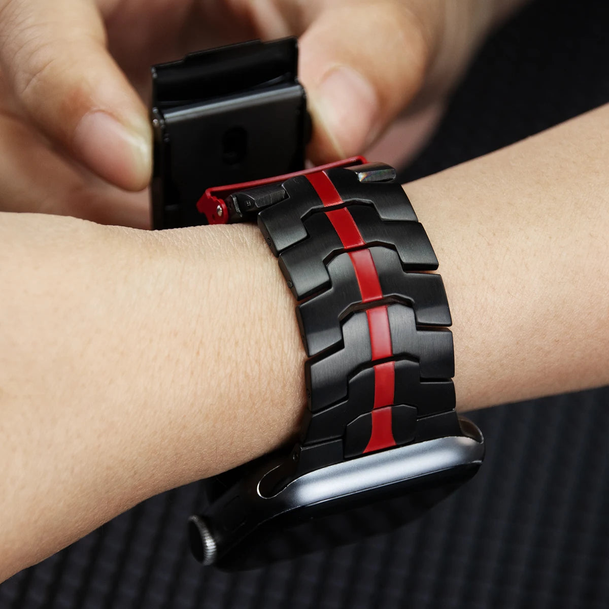 Titanium Color Metal Strap for Apple Watch | Premium Quality Band