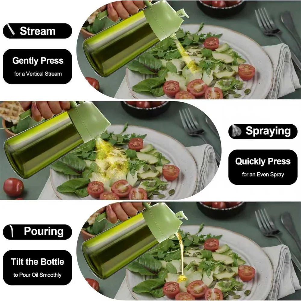 470 ML Oil Sprayer for Cooking | Versatile Olive Oil Dispenser