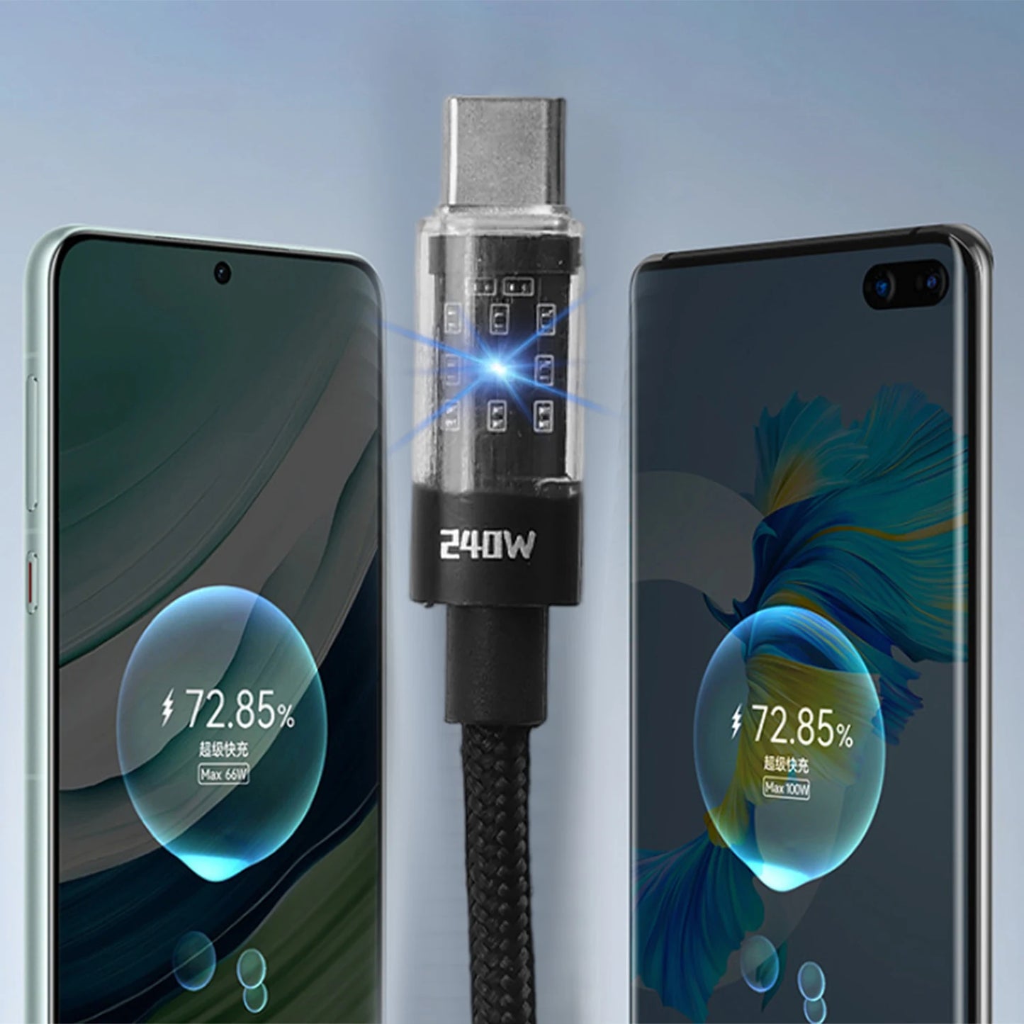 240W USB Type C Super Fast Charging Cable | Data Cord for All Devices