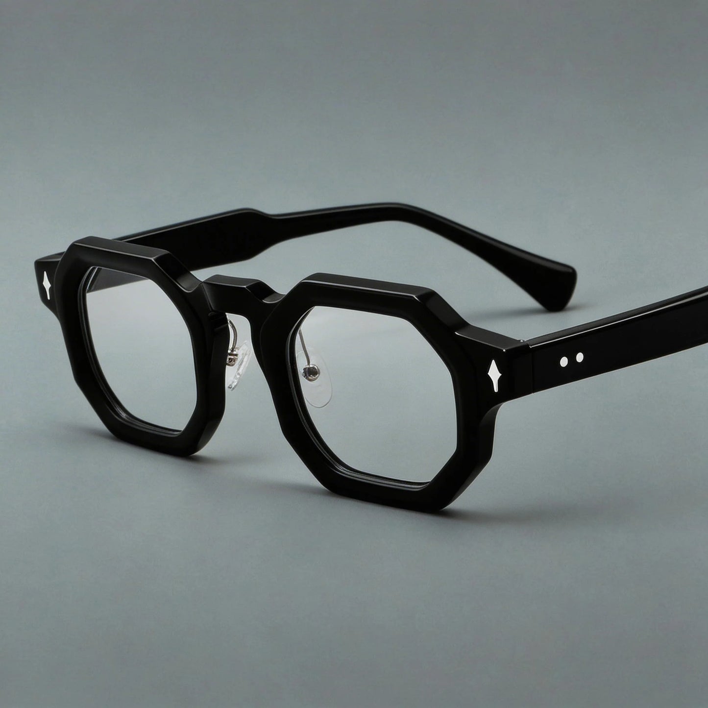 Stylish Hexagonal Acetate Eyeglasses Frames for Men & Women