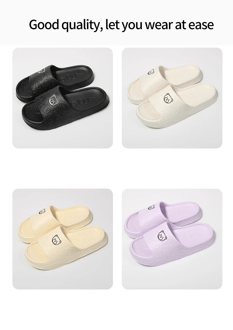Non-Slip Women's Indoor Summer Slippers | Comfortable Bathroom Sandals