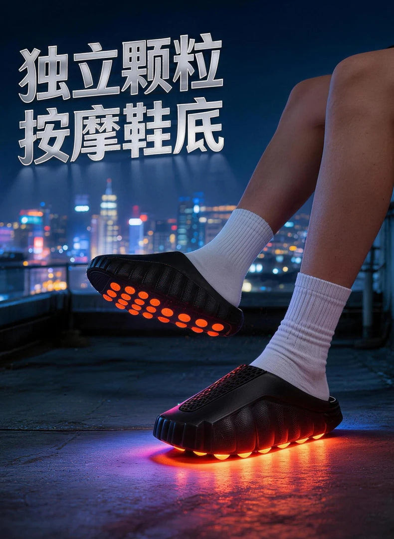 Comfortable Summer Couple Slippers | Massage Particles Slides