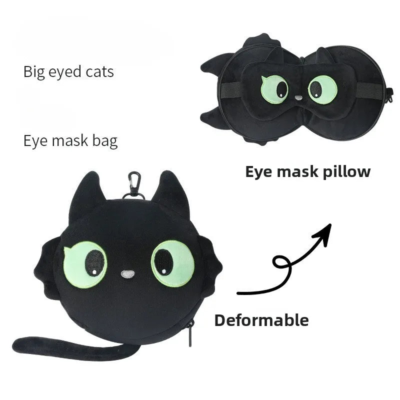 Cartoon Cat U-Shaped Neck Pillow | Travel Comfort & Support