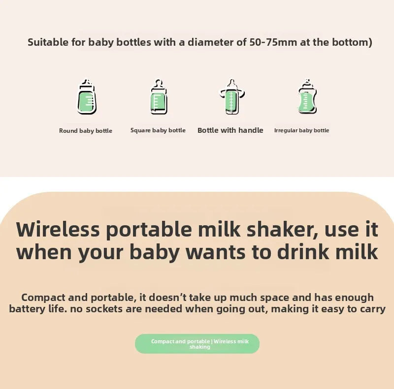 Portable Electric Milk Shaker | Smart Milk Foaming Machine