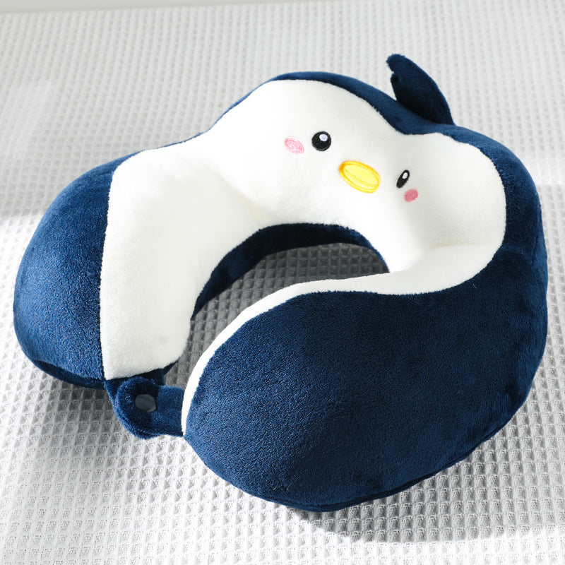 U-Shaped Cartoon Neck Pillow | Perfect for Car & Office Naps