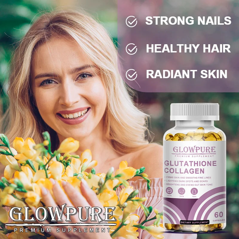 Glutathione Collagen Capsules | Antioxidant & Skin Tone Support