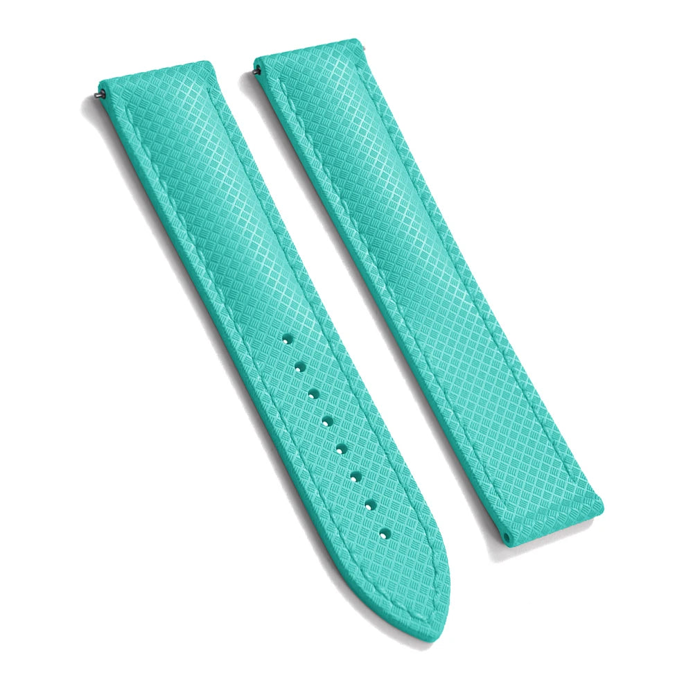 Universal Tropical FKM Rubber Watch Strap | Quick-Release Dive Bracelets